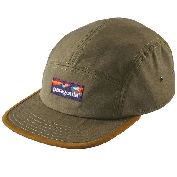 Patagonia Other - Patagonia Olive Green 5-Panel Cap with Brown Trim board short label tradesmith